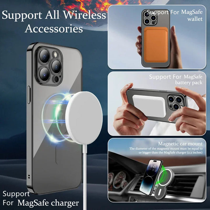 Transparent Magnetic Phone Case