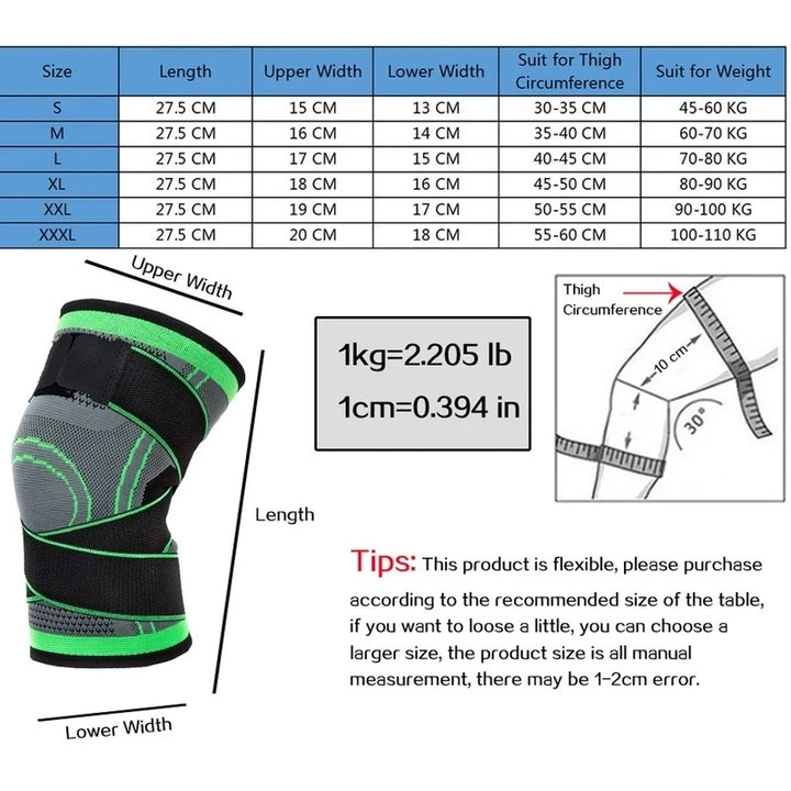 Knee Pads Braces - Green