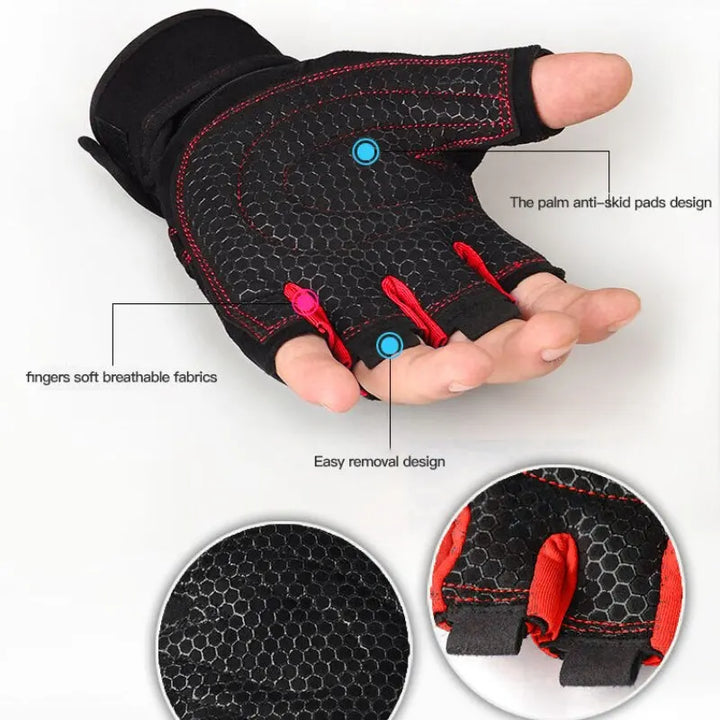 Half Finger Fitness Gloves