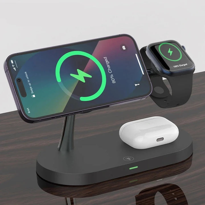 3-in-1 Magnetic Wireless Charger Stand