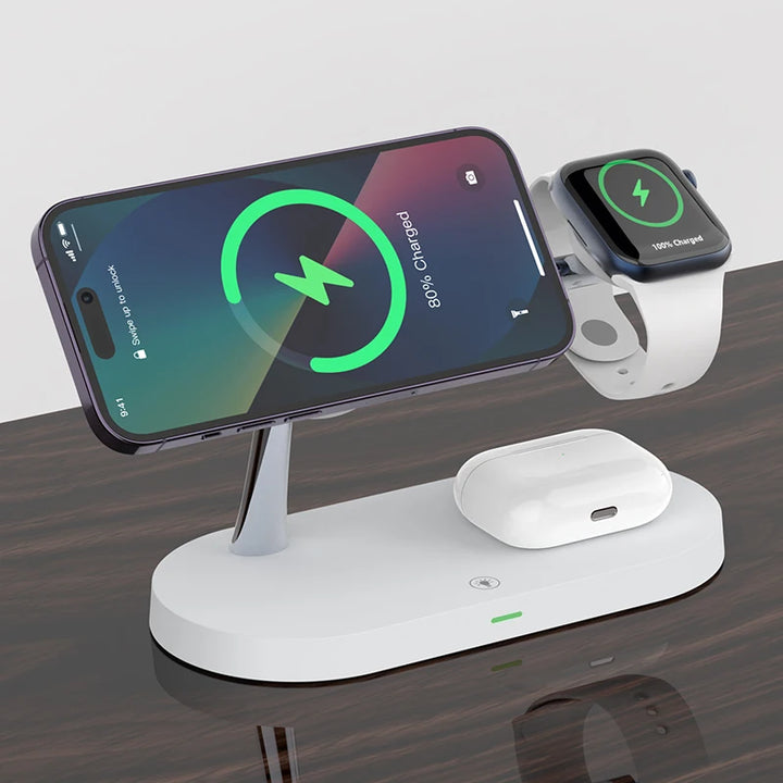 3-in-1 Magnetic Wireless Charger Stand