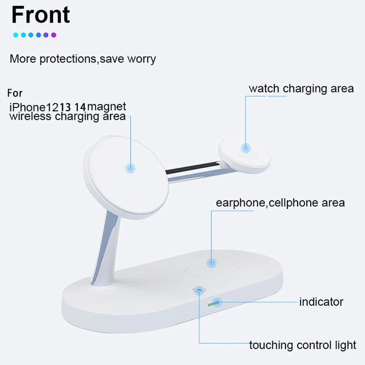 3-in-1 Magnetic Wireless Charger Stand